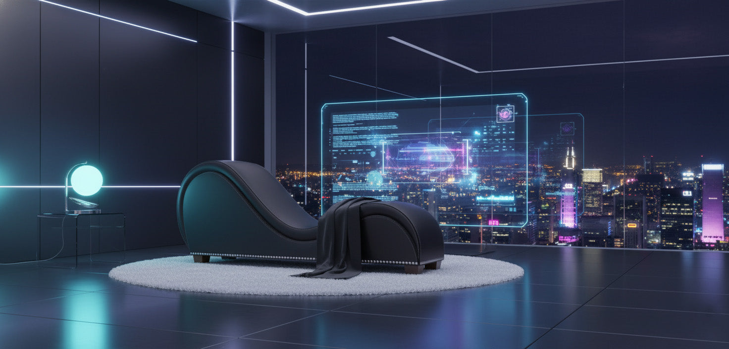 Hathor Pinned Leather Yoga Chair Relax Couch and Love Lounge Chair