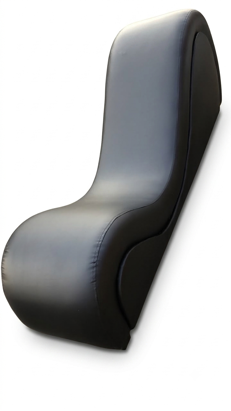Hathor Leather Yoga Chair Relax Couch and Love Lounge Chair - Black