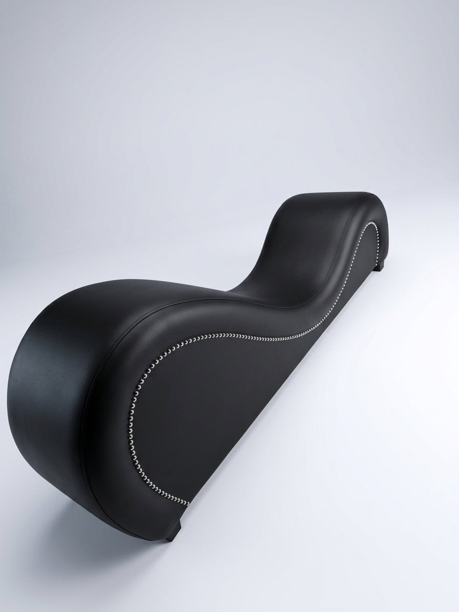 Anukhet Leather Yoga Chair Relax Couch and Love Lounge Chair Black