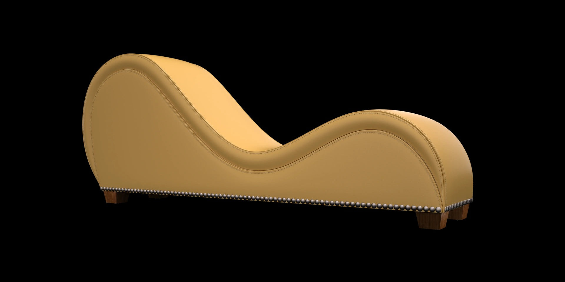 Hathor Pinned Leather Yoga Chair Relax Couch and Love Lounge Chair