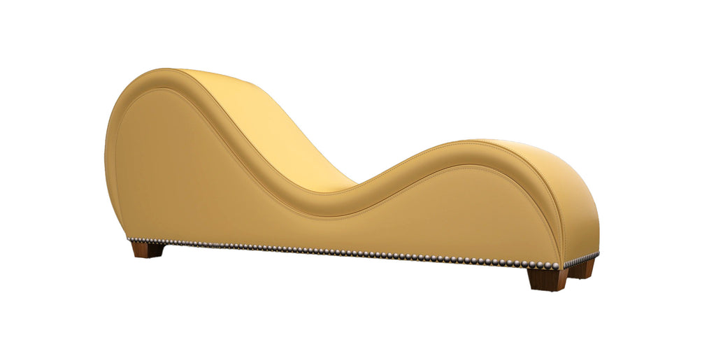 Hathor Pinned Leather Yoga Chair Relax Couch and Love Lounge Chair