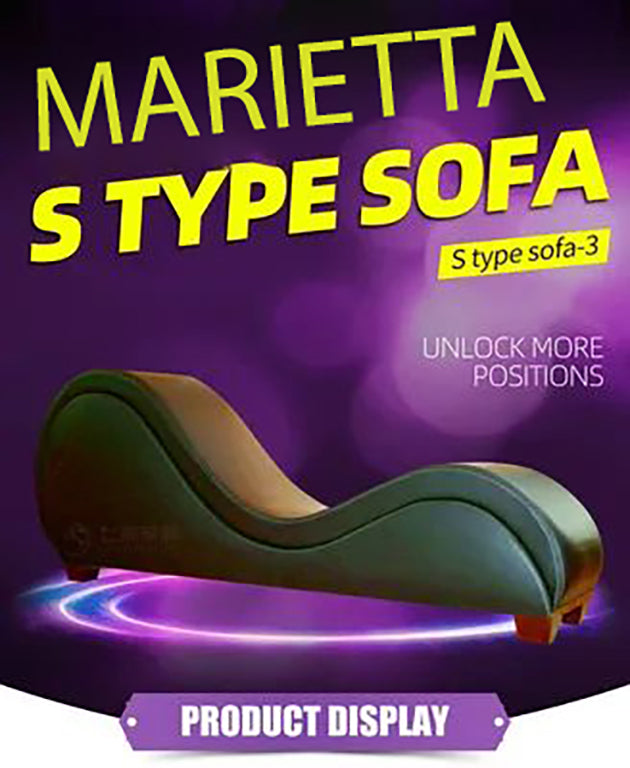 Hathor Leather Yoga Chair Relax Couch and Love Lounge Chair Dark